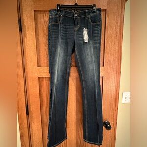 NWT Grace In LA Bootcut Denim Jeans in Straight Shooter Flare Leg Style, Size 31